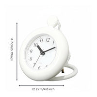 Moisture-Proof Waterproof Bathroom Timekeeper Anti-Fog Mini Suction Cup Timekeeper Minimalist Design Timekeeping Device Compact Size for Kitchen