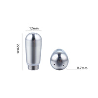 Universal Fit Coffee Machine Steam Nozzle Corrosion-Resistant Milk Frother Nozzle Head Easy Installation Stainless Steel Milk Foam Spout Detachable for Baristas