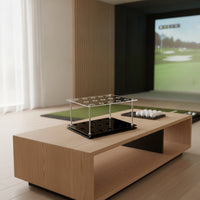Golf Club Rack 15 Hole Golf Club Organizer with Acrylic Panels Clear for Golfers, Simulator Room, Garage