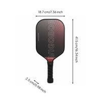 Lightweight Pickleball Paddle Soft Comfortable Grip Pickleball Racket Long-Lasting Construction for Beginners, Kids, Outdoor Play