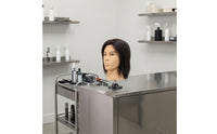 Versatile Mannequin Head with Human Hair Long-Lasting Hair Styling Training Head Lifelike Hairdressing Practice Mannequin Professional-Grade for Hairdressers