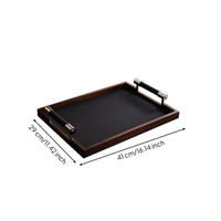 Catchall Tray Decorative Tray with Handles Modern for Entryway