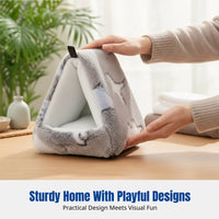 Parrot Shelter, Bird Shelter, Breathable Flannel Hanging Enclosure, Summer Sun Protection, Secure Metal Hook, Fully Enclosed