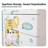 Multi-Tier Storage Tower child-safe Multi-Tier Rolling Cart Space Saving