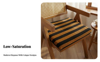 Vintage Design Square Memory Foam Cushion Slow Rebound Square Memory Foam Seat Pad Stylish Pattern for Adults, Students, Living Room