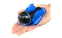 Waterproof Wireless Control Underwater Vessel Toy Auto Power-Stop Mini RC Underwater Vessel for Children, Pool, Bathtub