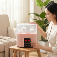 Easy to Use Baby Bottle Warmer and Sterilizer Electric Bottle Warmer with Sterilizing Function Allall-in-1 Appliance Multifunctional for Parents, Newborns, Nursery, Kitchen