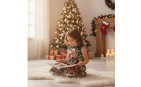 Christmas Costume Dress Festive Christmas Dress Knee Length Clothing for Women, Entertainers, Stage Performances