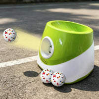 Hands-Hands-Deactivated Play Rechargeable Ball Launcher Adjustable Range Automatic Ball Launcher Indoor and Outdoor Use for Border Collies