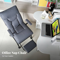 Adjustable Repose Chair versatileUse Sit and Lie Adjustable Armchair with Footrest Assistance Easy Assembly for Students