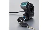 Electric Bike Throttle with Lockable Keyed Part Wired for Commuters