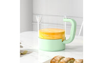 Built-in Strainer Automatic Rice Washing Cup Single-Press Operation Electric Egg Substitute Beater Pitcher High-Speed Engine for Baking