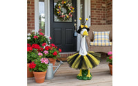 Reusable Bee-Themed Goose Outfit Easy to Install Bee Themed Goose Outfit Black and Yellow Outdoor Decor Weather-Resistant for Garden