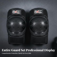 Motorcycle Knee and Elbow Pads Hard Shell Knee and Elbow Pad Set Motocross Safety Gear Shock Resistant for Adults, Cycling