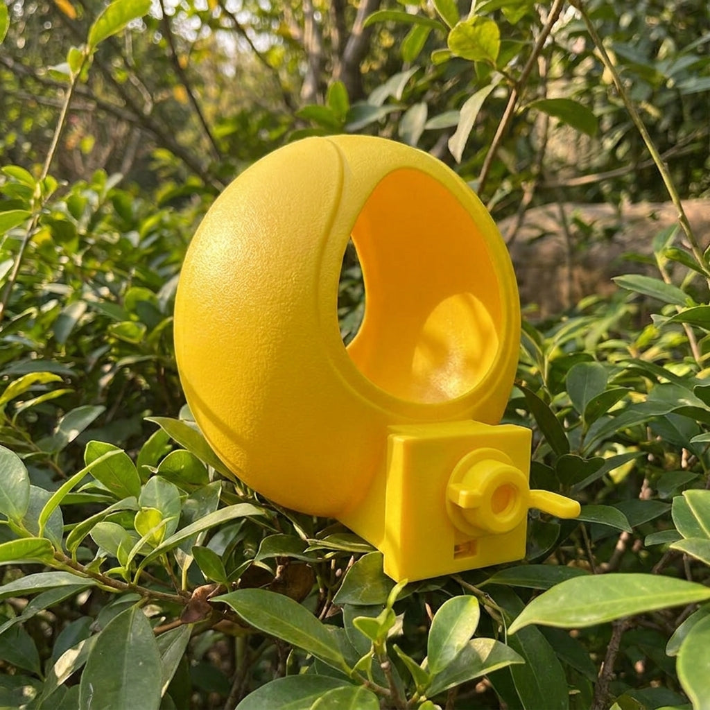 Modern Bird Nest, Parakeet Nesting Box with Transparent Space Capsule Design, Hanging PLA Bed with Perch and Cotton Pad for Small Parakeets