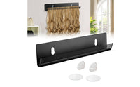 Wig Holder Wall-Mounted Extension Display Holder Compact Wig Display Rack for Hairstylists