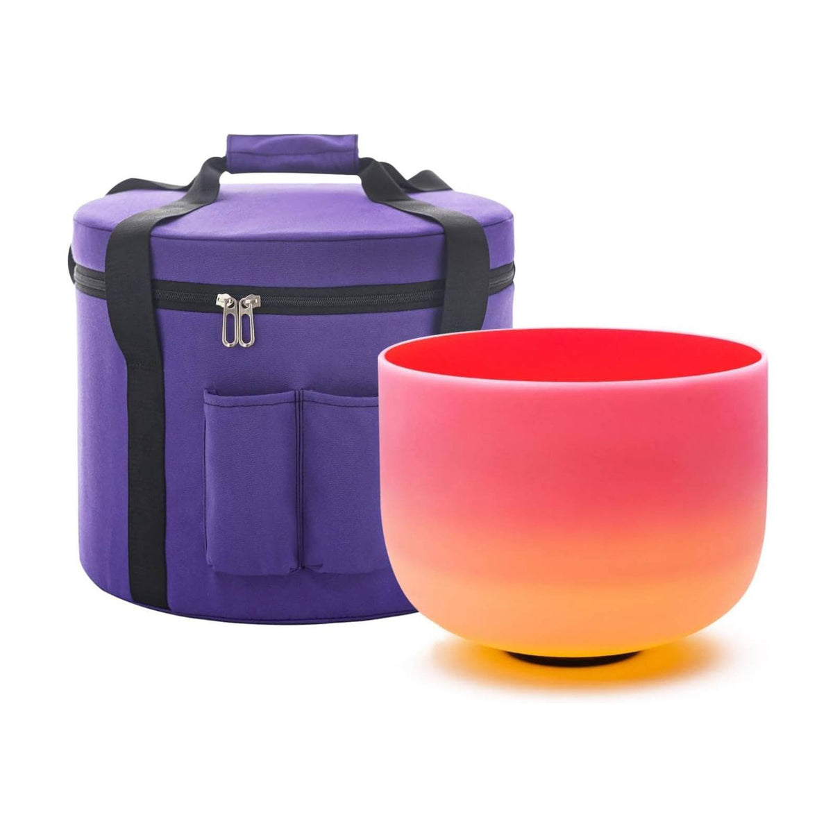 Rainbow Singing Bowl 528 Hertz Crystal Singing Bowl C Note Tuning for Meditators
