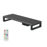 Computer Monitor Stand with Storage Drawer Metal Laptop Riser Ergonomic Desk Organizer with Drawer for Professionals