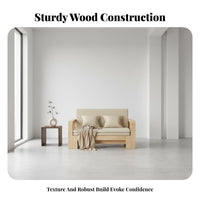 Multi-Functional Pull-extendable Sleeper Loveseat Space-Saving expandable Slatted Daybed Single to Double Conversion Sofa Bed long-lasting Frame for Small Apartment Dwellers, Students, Homeowners, Living Room, Bedroom, Home Office