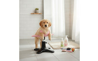 Versatile Dog Grooming Stand with Cradle Adjustable-Height Pet Grooming Restraint with Base Rotating for Nail Trimming