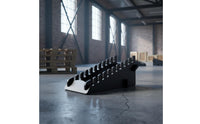 Tile Display Rack Sturdy Construction Flooring Sample Stand Heavy Duty Stone Slab Holder for Showroom, Business Show
