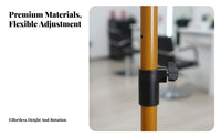 Adjustable Mannequin Head Stand Foldable Design Hairpiece Head Tripod Easy Setup Hairpiece Stand Tripod for Hairdressers