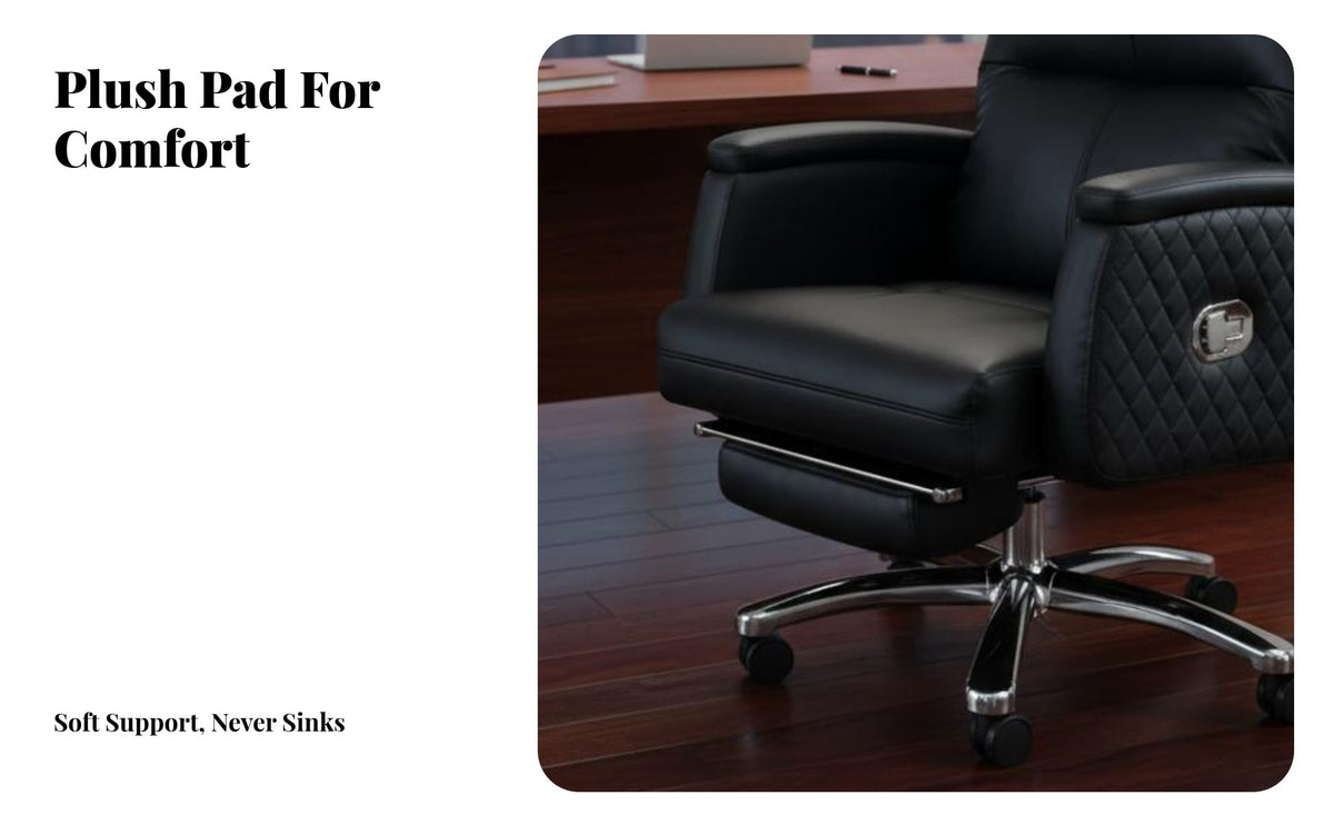 Reclining premium Chair with Footrest Ergonomic Design Highspine-supporting Recliner with Footrest Luxurious design Office Furniture for players, resting, Gaming