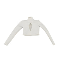 1/6 Scale T-Shirt 1/6 Doll Shirt Easy to Dress Cutout Short Top for Collectors, Display, Photo Shoots