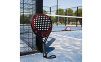 Easy to Control Padel Racket Quick Reactivity Carbon Fiber Padel Racket Large Optimal Hitting Zone Sports Gear Balanced Weight for Outdoor