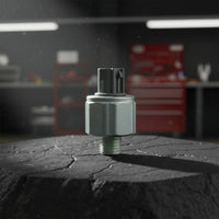 Single Connector Engine Knock Sensor Compact Replacement Knock Sensor Silver Finish Automotive Part Easy Installation
