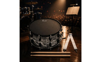 10-Lug 14 Inch Snare Drum Marbled Finish Poplar Snare Drum Drumsticks Included Percussion Instrument