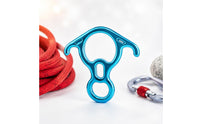 Figure-Eight Descender Compact Spur Descender Climbing Rappel Device Polished Rappel Device High Friction Control