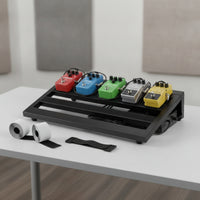 Guitar Pedalboard Portable Effects Pedalboard with Strap Sturdy Guitar Pedal Board for Guitarists, Rehearsal