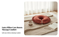 Slow Rebound Beauty Salon Chest Pillow Ergonomic U-Shaped Face Pillow Non-Deforming for Estheticians, Stomach Sleepers, Chiropractic Center
