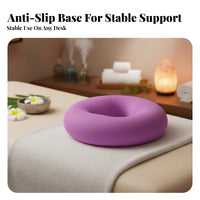 High Elasticity Silicone Face Pillow Soft and Comfortable U Shaped Face Pillow Easy to Clean for Office Workers, Beauty Salons, Spas, Travel