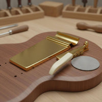 Tremolo Tailpiece Solid Brass Guitar Vibrato Bridge Tremolo Tailpiece for Luthiers
