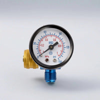 Inline Spray Regulator with Gauge Analog Air Regulator with Gauge Compact Knurled for Painters, Workshops