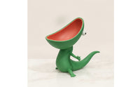 3D-Printed Lizard Soap Holder Novelty Lizard Holder with Drainage Quirky Soap Dish with Drain Hole Decorative for Homeowners, Bathroom, Entryway, Desk