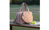 Portable Badminton Tote Bag Multiple Pockets Tennis Tote Bag Lightweight Large Capacity for Court, Gym