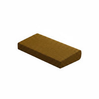Sloped Meditation Cushion Textile-Covered Floor Pillow Rounded Edges