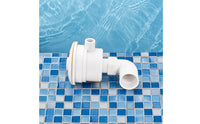 Elbow-Shaped-Jet Nozzle Resistant Pool Nozzle with Elbow Threaded Pool Water Return Fitting for Hydrotherapy Tub