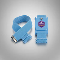 Lightweight Wireless Anti-Static Wrist Strap Reusable Cordless ESD Wristband High Temperature Resistant Cordless Antistatic Band Adjustable Fit for Electronics Technicians, Factory Workers, Laboratory, Cleanroom, Production Line