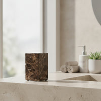 Lavatory Counter Organizer Marble Look Countertop Organizer Polished Accessory for Vanity