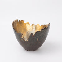 Hammered Decorative Bowl Lustrous Centerpiece Bowl Extended Boat-Shaped Tray Multipurpose for Dining Table