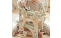Young Child Race Track Toy Educational Multi Level Car Slide Develops Fine Motor Skills Wooden Car Ramp Racer for Young Children, Preschoolers