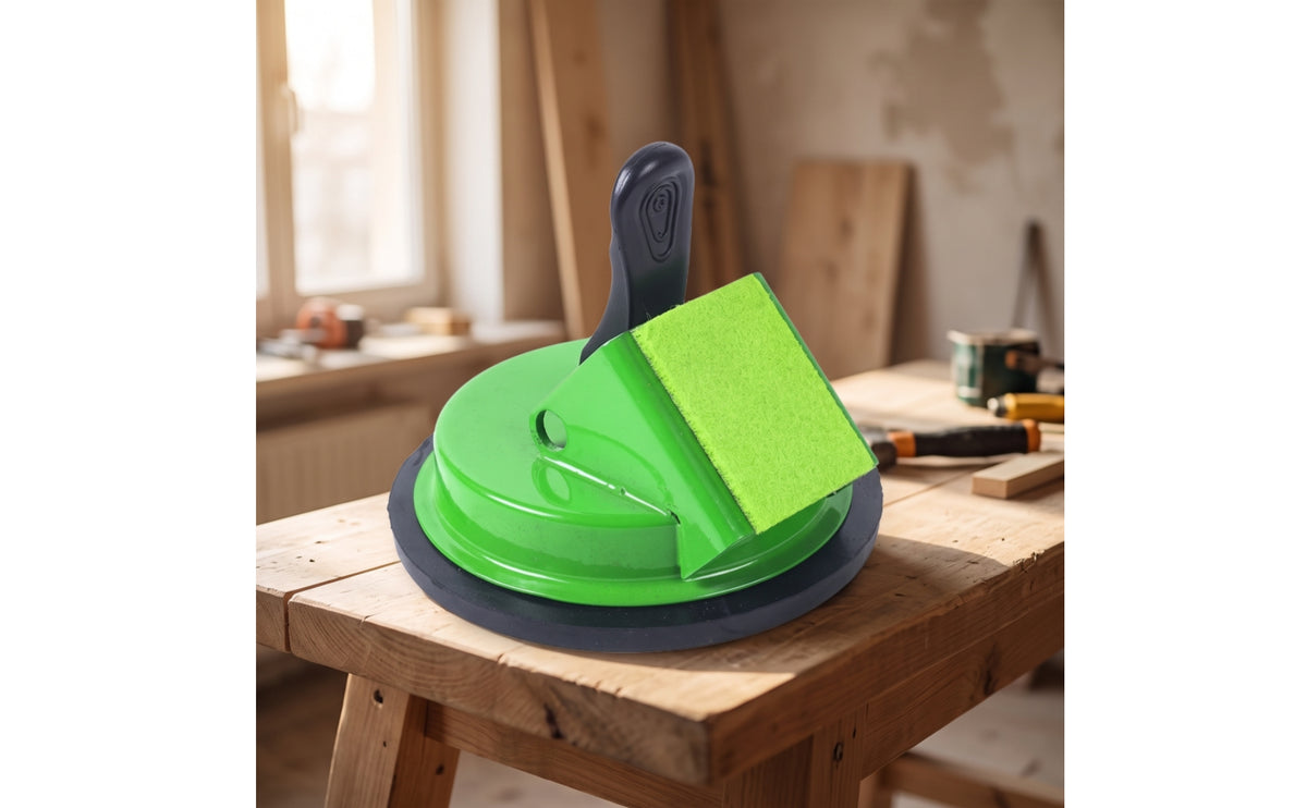 Angled Suction Lifter with Felt Pad Handheld Tile Lifter Compact Tile Suction Cup Heavy-Duty for Installers, DIY Users, Renovations, Job Sites, Workshops