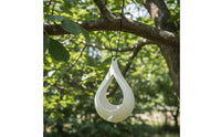 Creative Design Hanging Bird Feeder Droplet Shape Outdoor Bird Feeder Easy to Hang Pet Supply Weather-Resistant for Yard