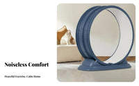 Anti-Pinch Design feline jogning Wheel quiet Operation feline Exercise Wheel Relieves Boredom Feline Activity hub Stable Base for felines, Indoors, Indoor, Living Room, Playroom