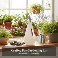 Teardrop Watering Can Large Capacity Long Spout Watering Can Easy to Fill Gardening Supply for Homeowners, Office Workers, Garden, Balcony, Patio