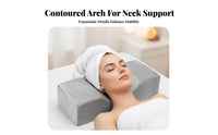 Removable and Washable Cover U-Shaped Lash Pillow Breathable Eyelash Grafting Neck Pillow Velvet Material for Estheticians, Spa